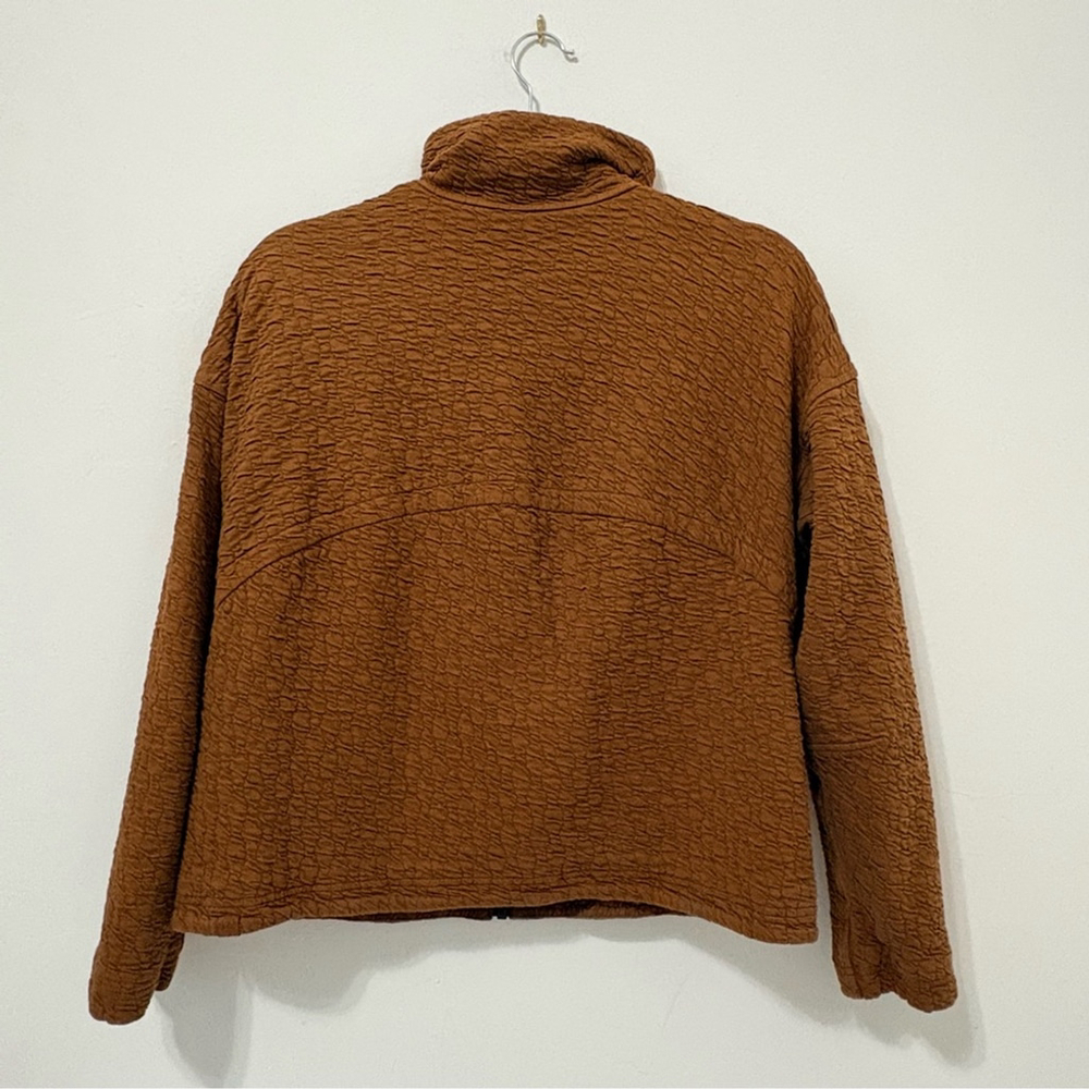 Lululemon | Rippled Full Zip Jacket | Sz 4 | Copper Brown | EUC - Picture 5 of 7